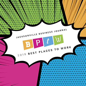 2019 Best Place to Work - Jacksonville Business Journal