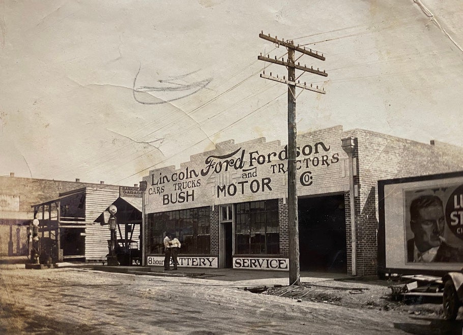 Tom Bush Ford Gretna LA 1918 Business Card