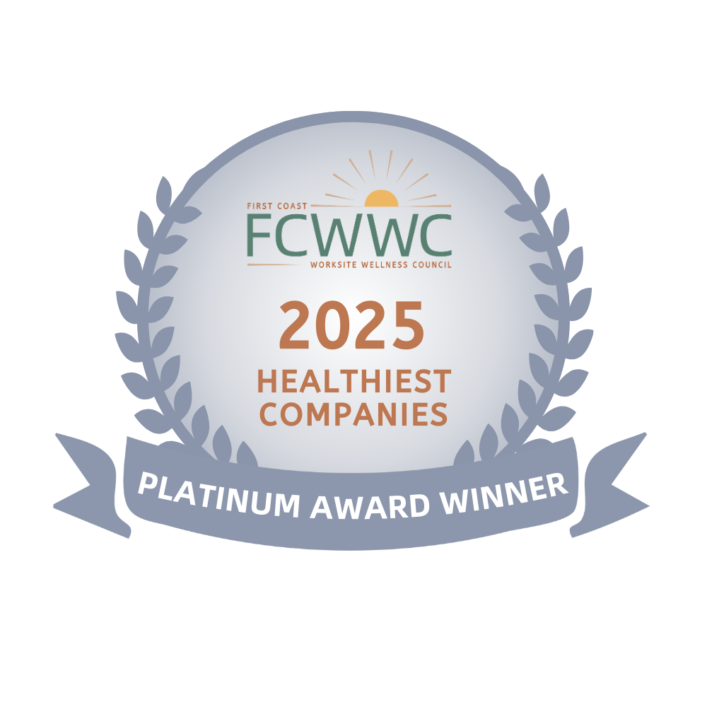 Tom Bush wins Healthiest Companies in Jacksonville award in 2023 by First Coast Worksite Wellness Council